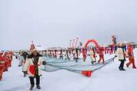新疆巴州博湖縣第十七屆冰雪季博斯騰湖冬捕活動