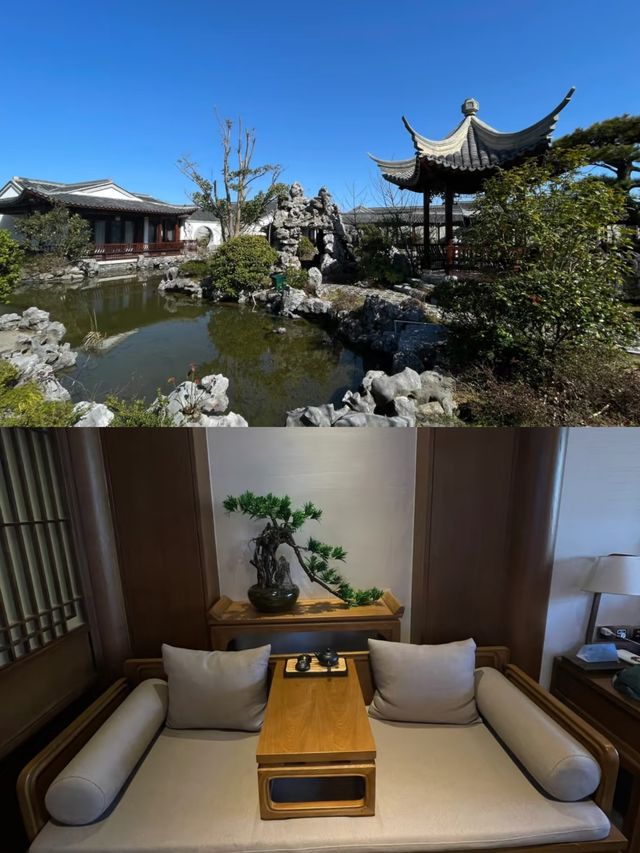 舟山絲綢之路酒店是一座庭院式酒店