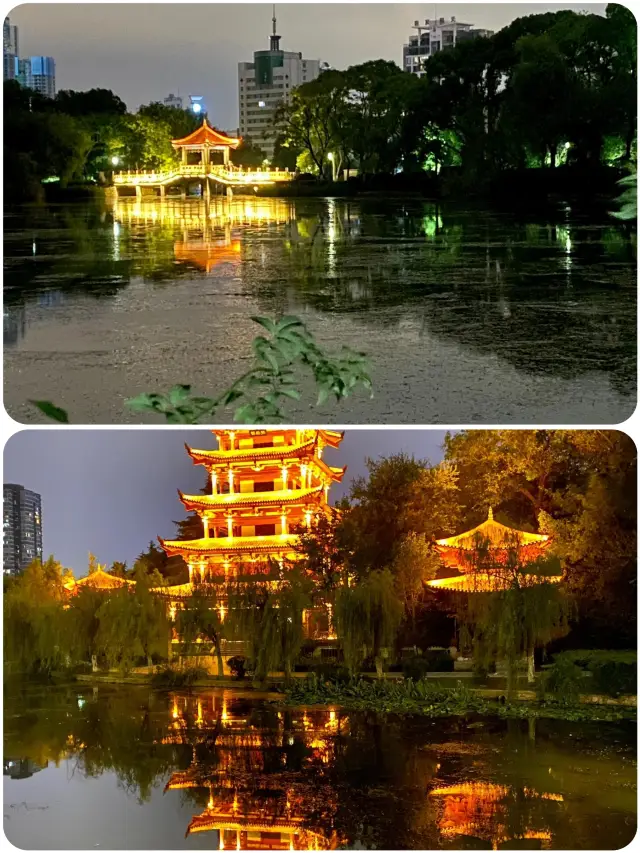 夜遊台北中山公園,解鎖都市中的靜謐秘境