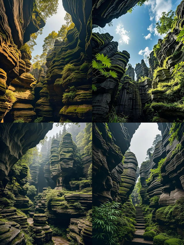 湖北恩施｜人間奇景，彷彿闖入一幅絕美山水畫中