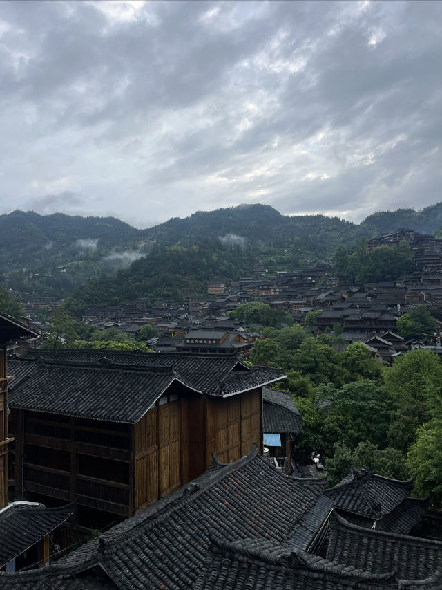 我喺西江千戶苗寨景區-觀景台打咗卡