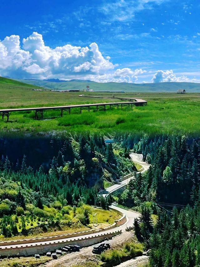 甘南嘅美在於沿途不經意嘅風景