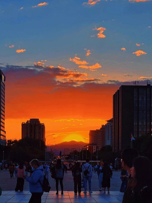 《北京晚霞：每一抹紅都係絕美嘅溫柔》