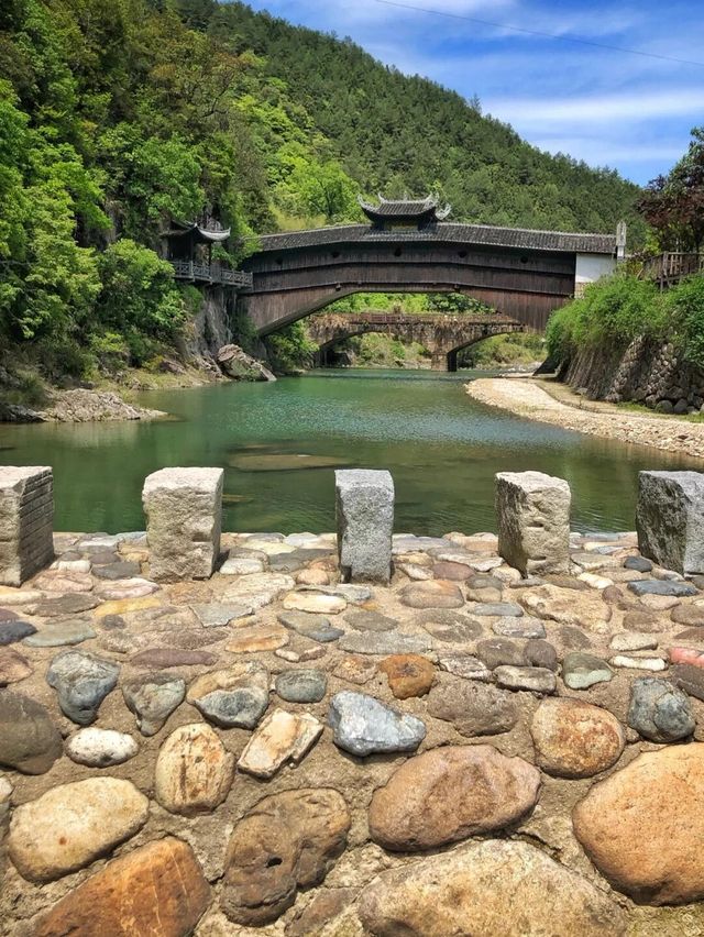 浙江慶元！橋邊嘅溪流，山裡嘅小清歡！|||￼