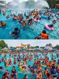美林湖歡樂水世界，夏天消暑玩水嘅頂流