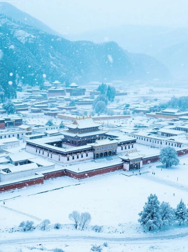 刷爆朋友圈的甘南冬景5天4晚行程封神