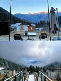 九寨這波真的絕絕子躺進森林雪景小屋