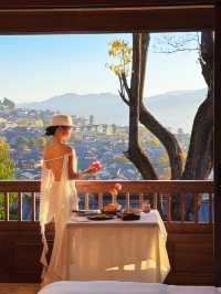 不藏了這家麗江獅子山的酒店,讓我想原地定居!