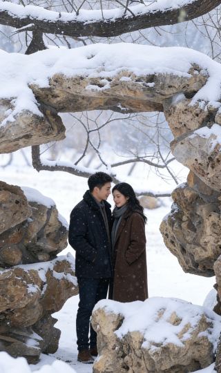 北京冬日封神！圓明園藻園門雪景仙境，比故宮還絕！