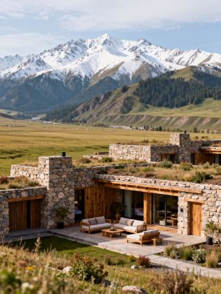 아이와 함께 이리에서 숙박하기, 신장 여름 초원 설산 가족 치유 여행