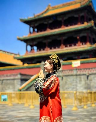 Shenyang Imperial Palace|Immersive Qing Palace Travel Photoshoot with Red Walls