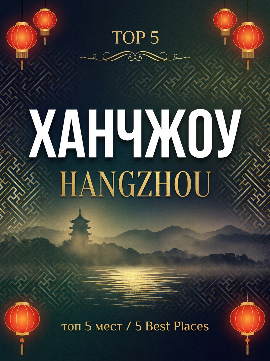 🔮 Hangzhou — 5 must-see places
A city where ancient history meets the future. Pagodas shrouded in mist, tea terraces, millennia-old monasteries, and streets that smell like ginger 🍵
In this post, here are 5 tried-and-true places you should check out first:
🏝 West Lake (Xihu) — UNESCO heritage and dawn mist
🍵 Qingshan — a matcha-colored lake
🙏 Lingyin — a temple with a cable car to the top
🌿 Xixi — tranquility among the reeds and bamboo
🏮 Hefang — red lanterns and street food
Each card comes with subway info, prices, and travel hacks 🗺
Save this so you don't lose it 👇