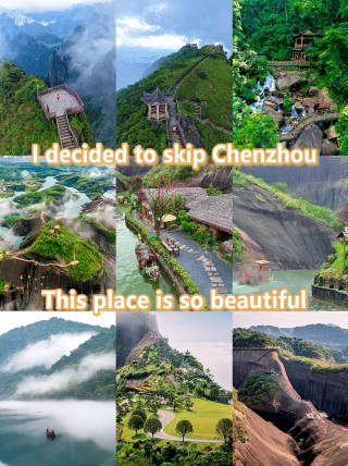 Definitely locking in Chenzhou! A summer escape wonderland with an average temperature of 20°C, where the scenery is so beautiful your phone storage will run out instantly?