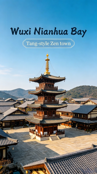 Wuxi Nianhuawan | Step into a Tang-style Zen realm, an immersive Jiangnan Zen town