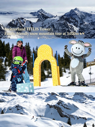 Titlis Tower, Switzerland | Exploring the 3,020m snowy summit with kids