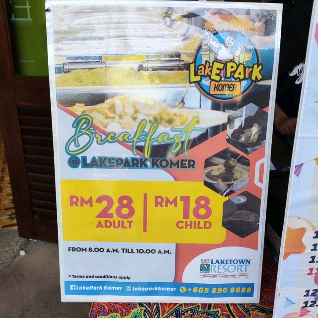 Buffet Breakfast by the Lakeside