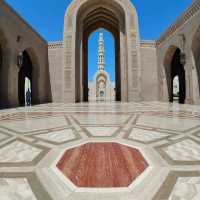 The Beautiful Grand Mosque in Muscat