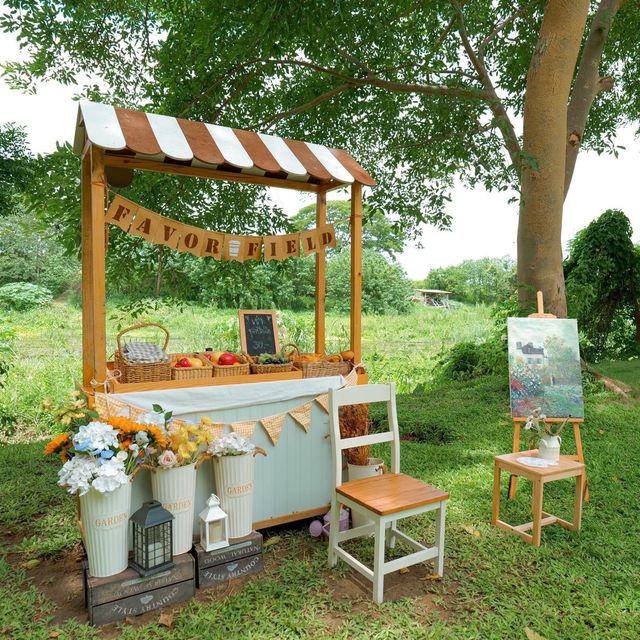 คาเฟ่สายกรีน Favor Field Cafe สวนผึ้ง ราชบุรี