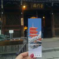 夕陽夜影清水寺，日落前參觀一次賞兩景。