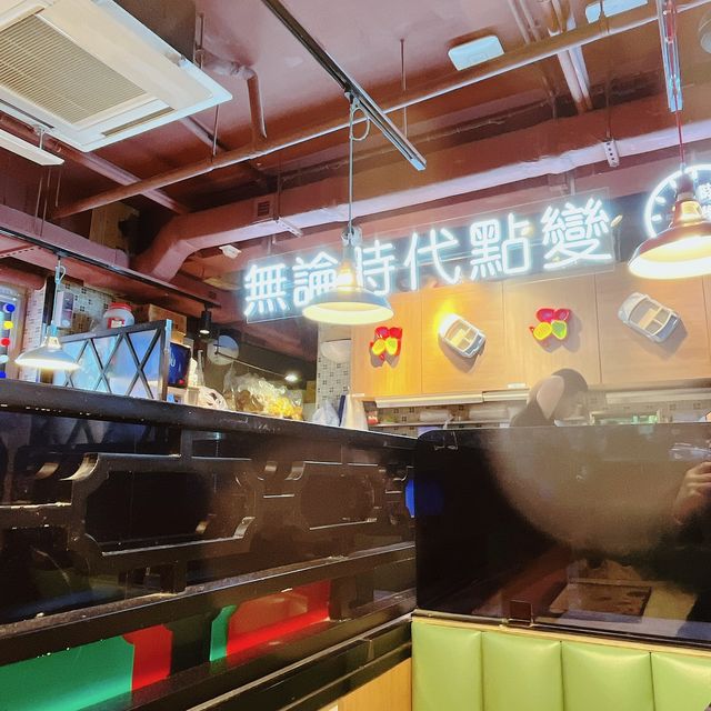 瑞士雞翼伴蔥油撈麵做早餐 @ 時代冰室