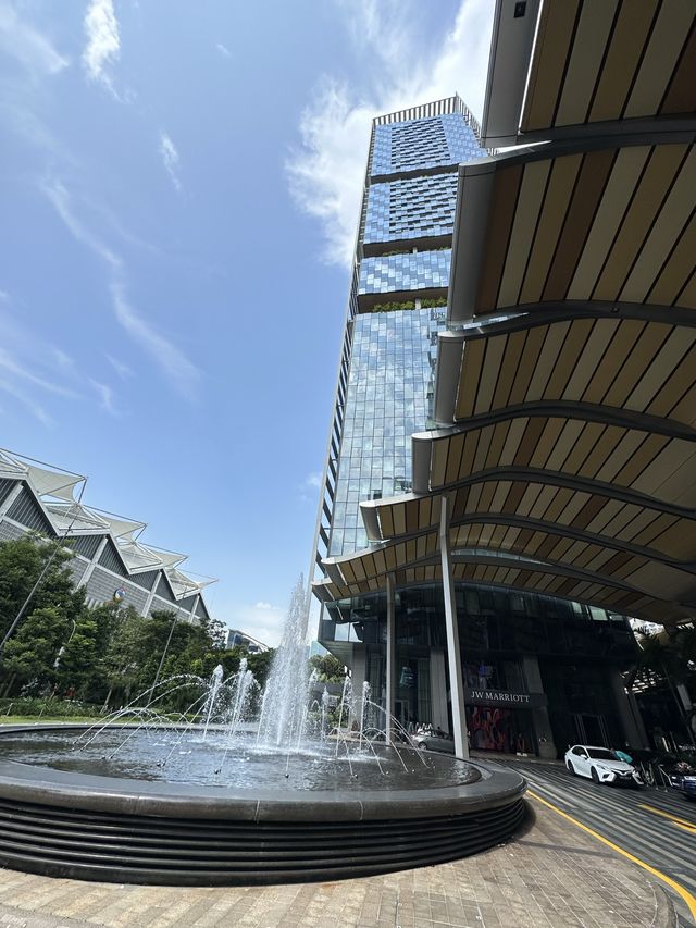 JW Marriot Pools and Facade 