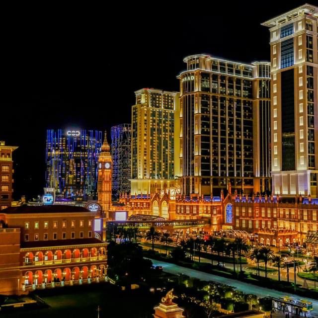 Night views Cotai strip macau