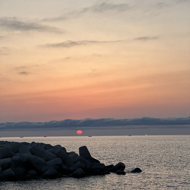 인생샷 남길 수 있는 제주 노을 명소 🌆 제주항 방파제