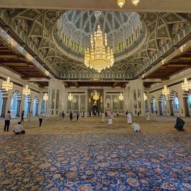 The Beautiful Grand Mosque in Muscat