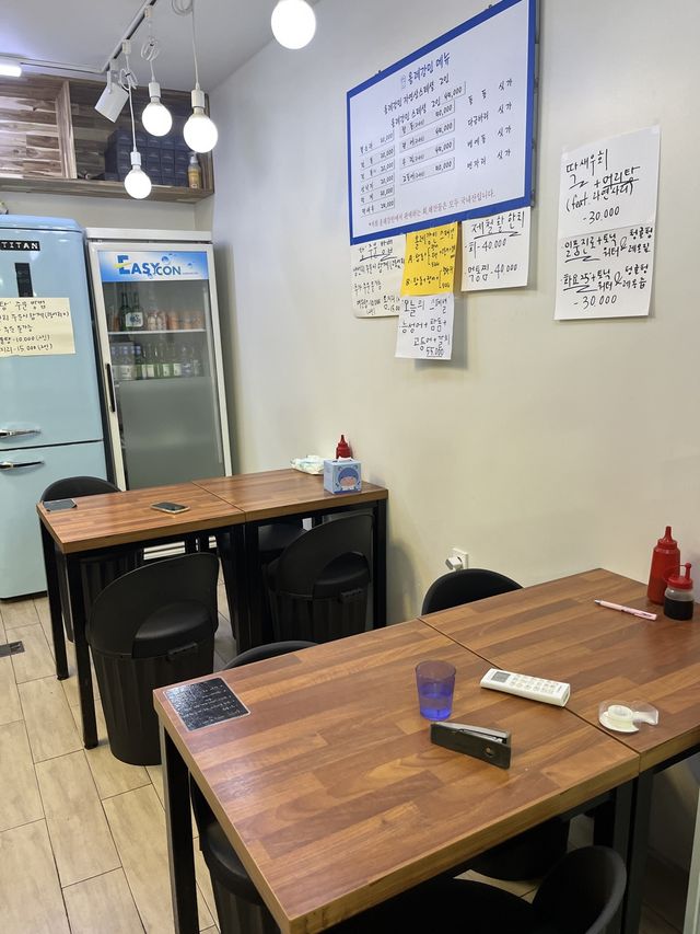 올레시장에 위치한 딱새우회 맛집 올레강민
