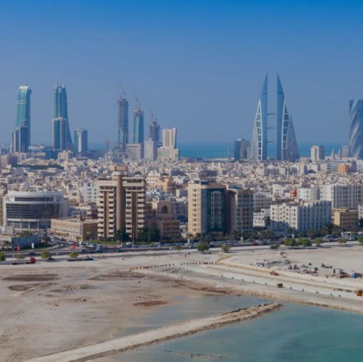 Manama, the modern capital of the gulf island