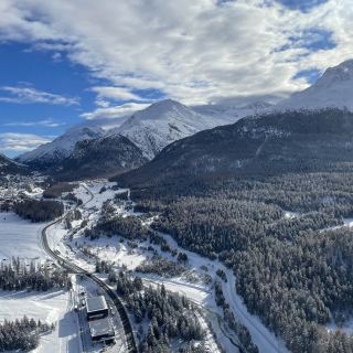 เที่ยวบินชมวิวเมืองแซงต์มอร์ติซ