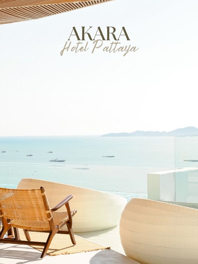 AKARA รร พัทยาเปิดใหม่ ชั้นสระว่ายน้ำสวยมาก