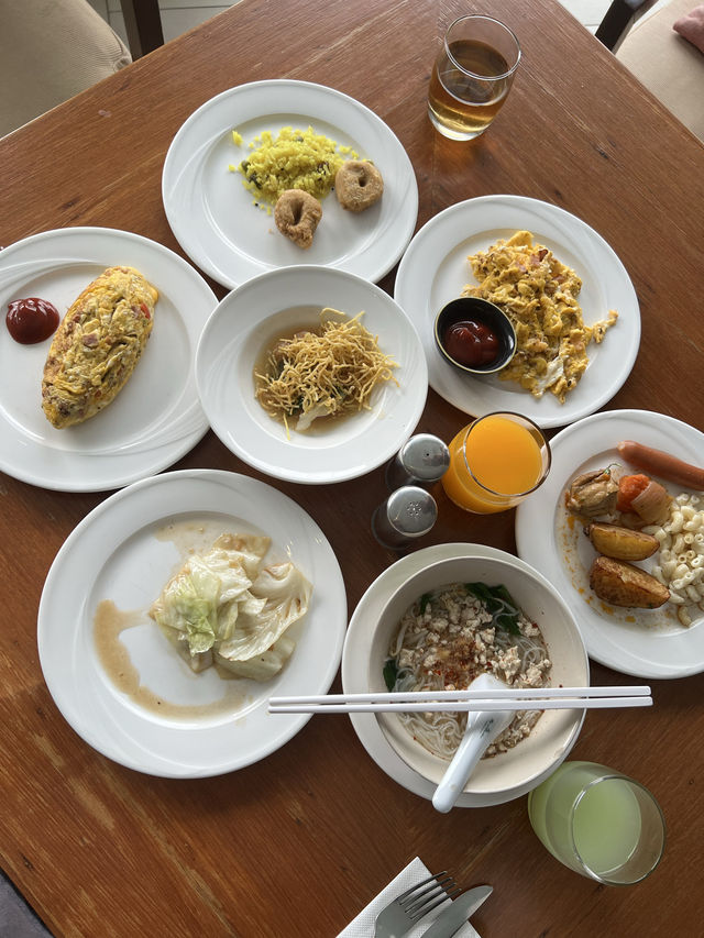 The Deck ห้องอาหาร breakfast buffet 