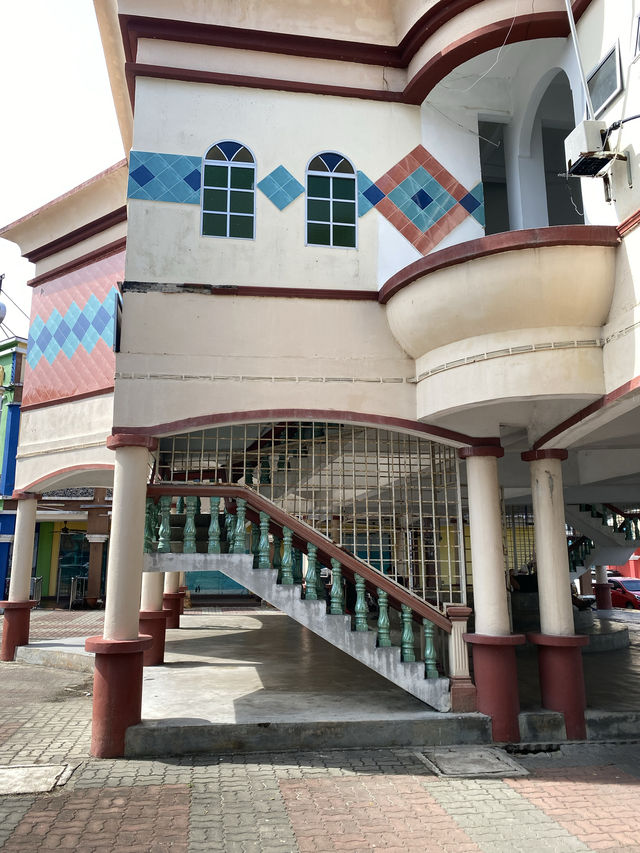 Unique ceramic tiles restored on the wall! 