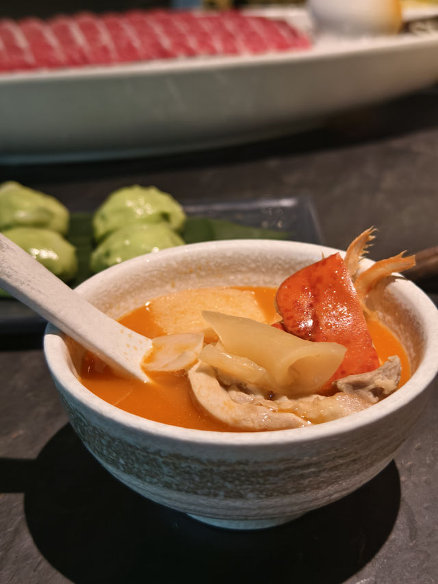不少明星光顧的高級火鍋店