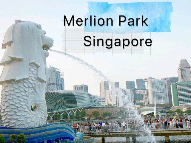 พามาเล่นชมวิว ถ่ายรูป Merlion Park