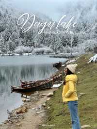 Dagu lake ทะเลสาปที่สวยราวกับหลุดไปในเทพนิยาย ❄️