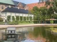Royal Danish Library Park In Copenhagen, Denmark.