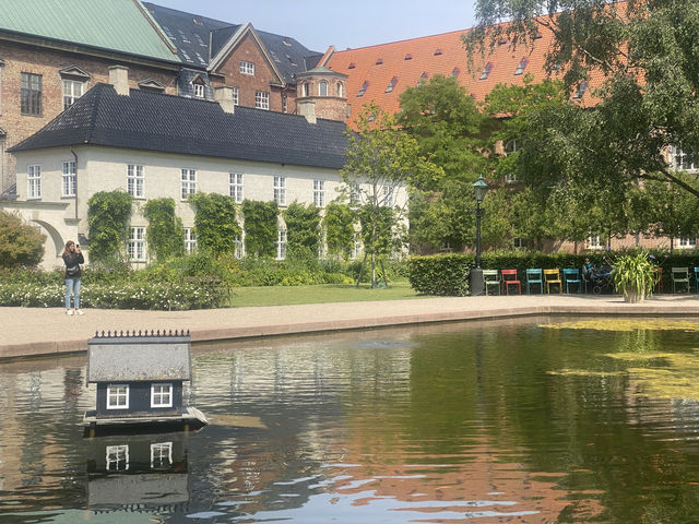 Royal Danish Library Park In Copenhagen, Denmark.