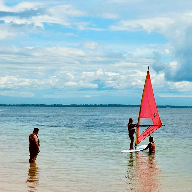 "Kayaking at Club Med Bali: An Invigorating Water Adventure with Scenic Views"