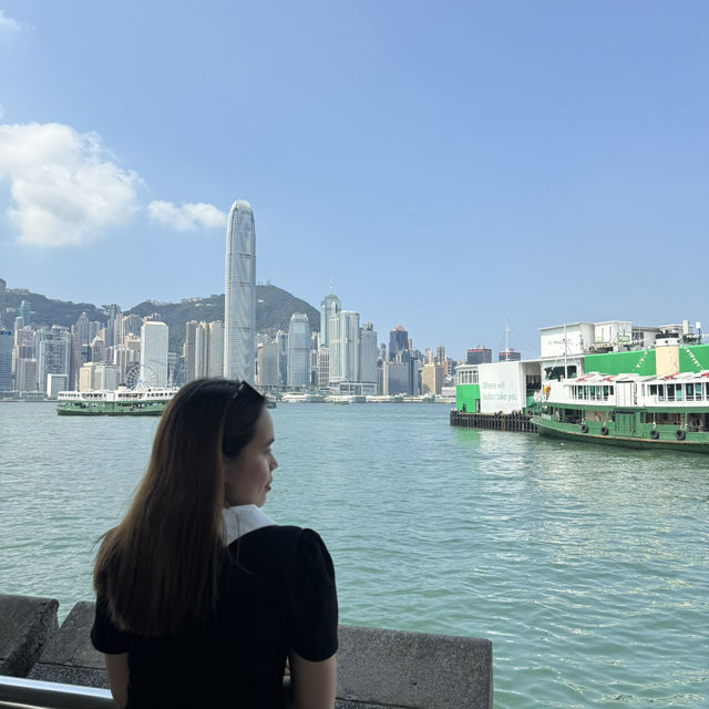 Stunning view of Victoria Harbour, Hong Kong