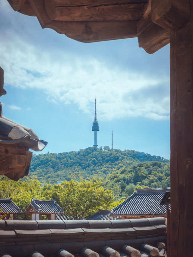 도심 한 가운데서 휴양하는 이곳은 “남산골 한옥마을” 