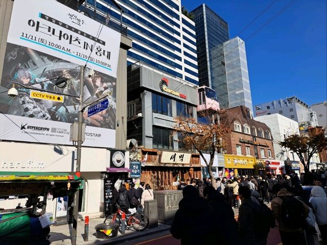 【弘大ショッピング通り:ソウル,韓国】若者が集まるショッピング通り♪