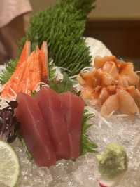 Enjoy sushi in a cozy space