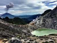 Hiking up to a volcano is alway an adventure!