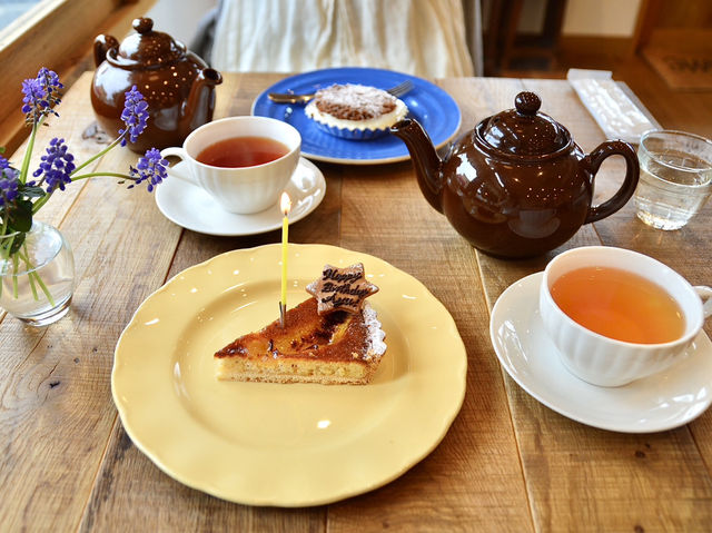 Lovely Tea Time at Pompon Cakes in Kamakura🍰