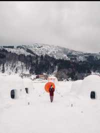 雪国・飯山の冬の風物詩『かまくらの里』⛄️
