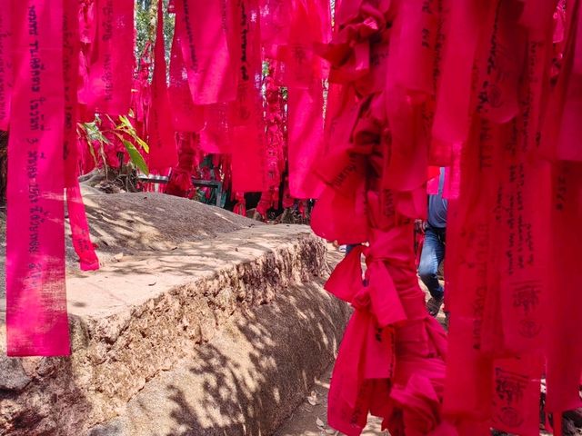   "ผ้าแดง" เขาคิชฌกูฏ  