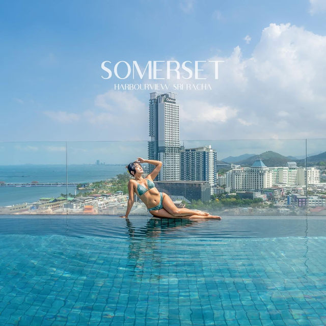 ที่พักกลางเมืองศรีราชา สระวิวสวยจึ้ง🌅