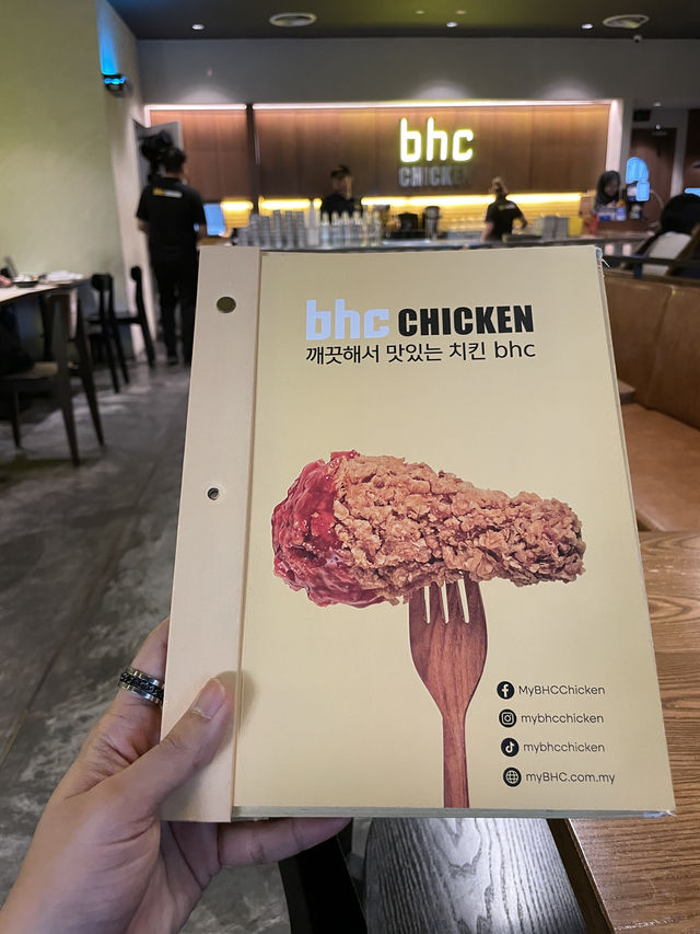 Craving satisfied! The best Korean fried chicken experience at BHC Chicken, 1 Mont Kiara. Crispy, sp
